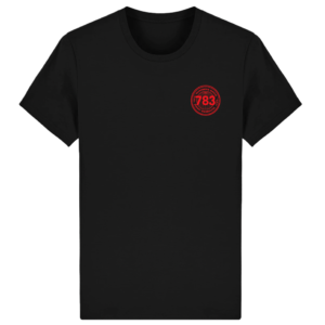 Tshirt_collection_Numbers_Game_783_résonance_schuman_marque_EZ3_rouge_noir