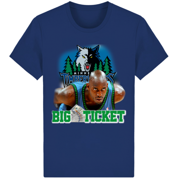 NBA_Kevin_Garnett_Vintage_Blue_Tshirt_Minnesota_Timberwolves