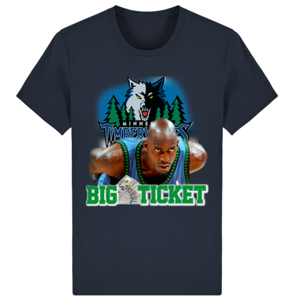 NBA_Kevin_Garnett_Vintage_DarkBlue_Tshirt_Minnesota_Timberwolves