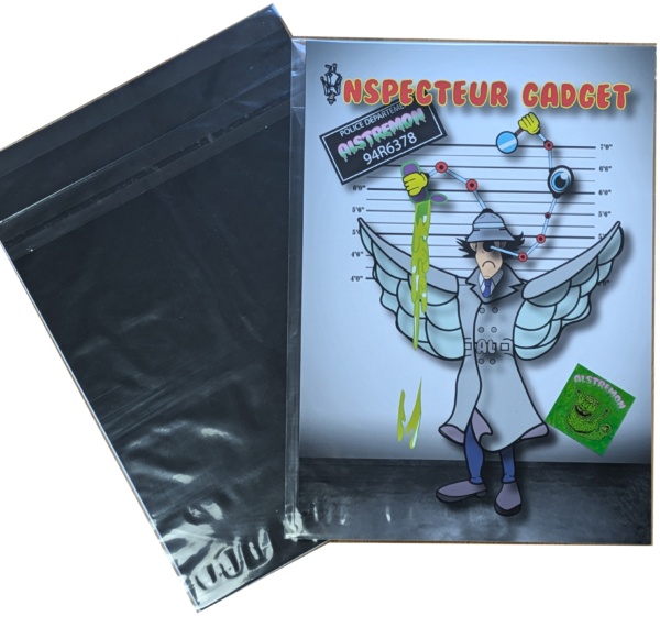 Affiche_Artword_format_A4_Inspecteur_Gadget_Enquete_sur_Alstremon